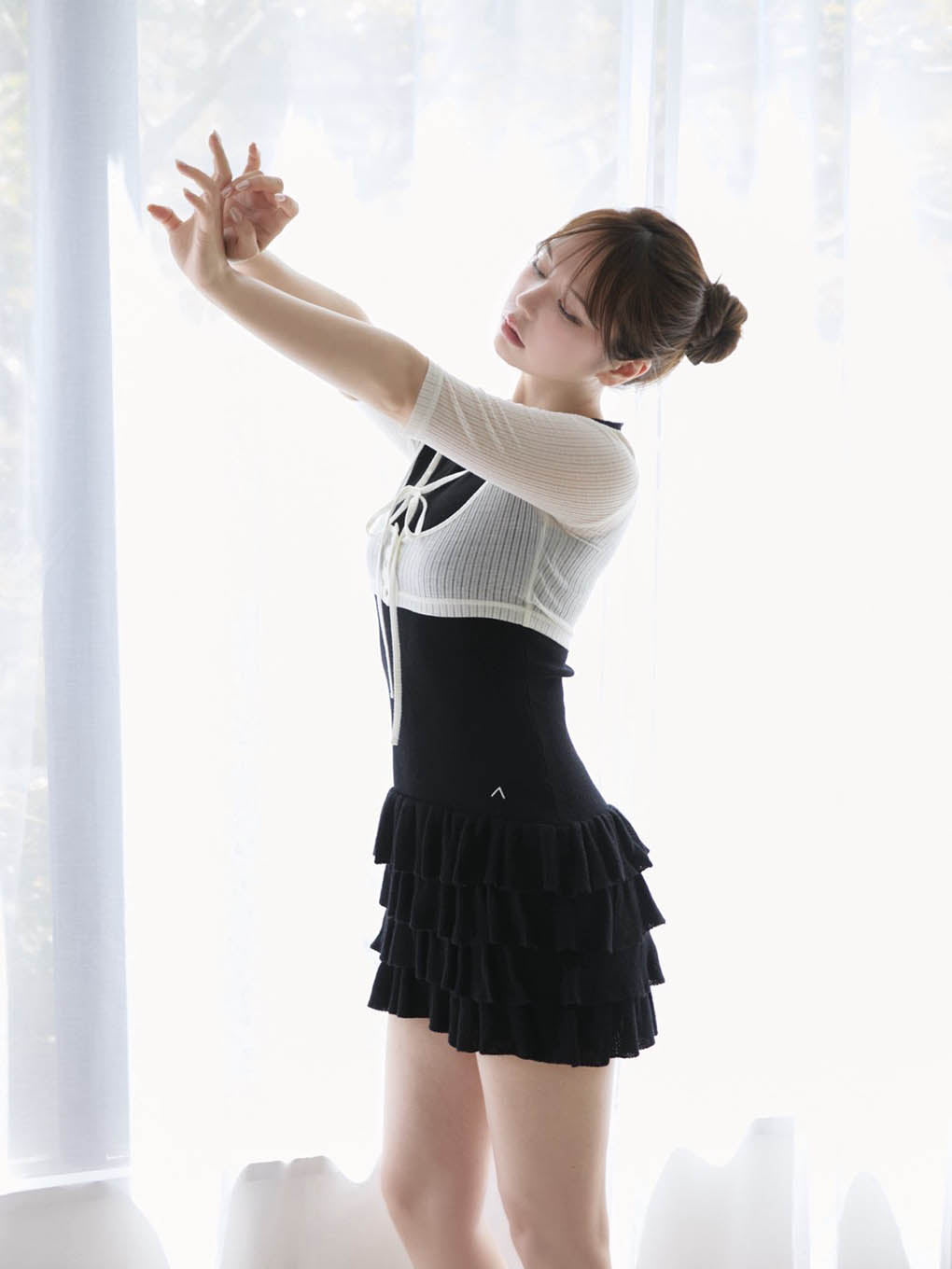 Sophia frill set dress