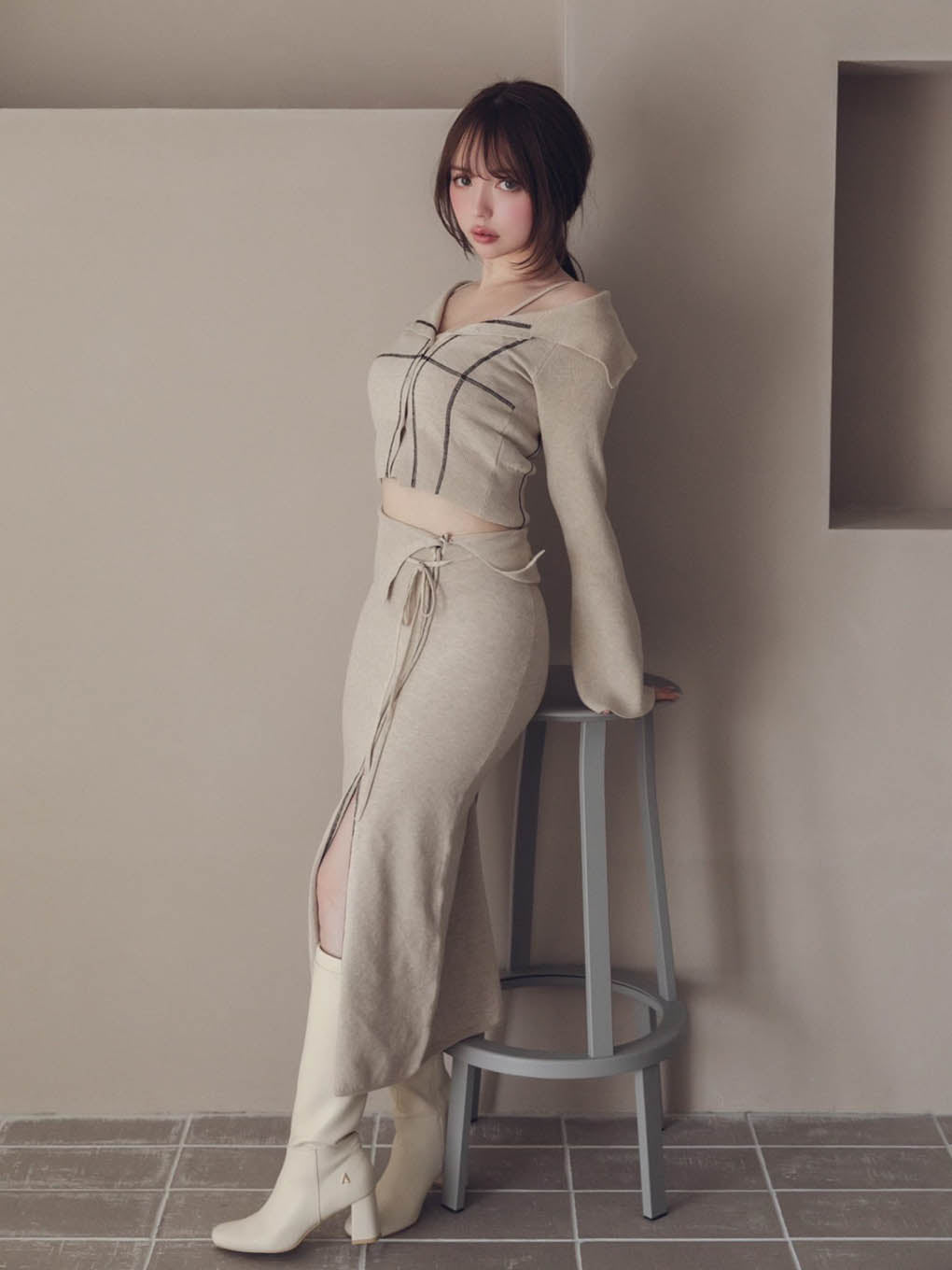 Belinda knit set cardigan
