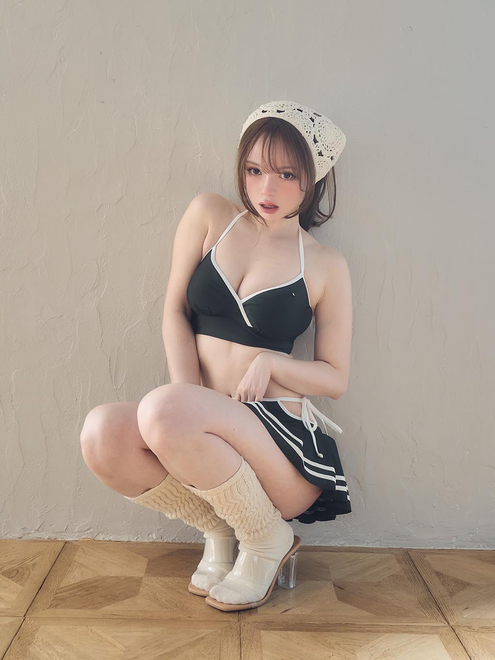 Coco pleats swimwear