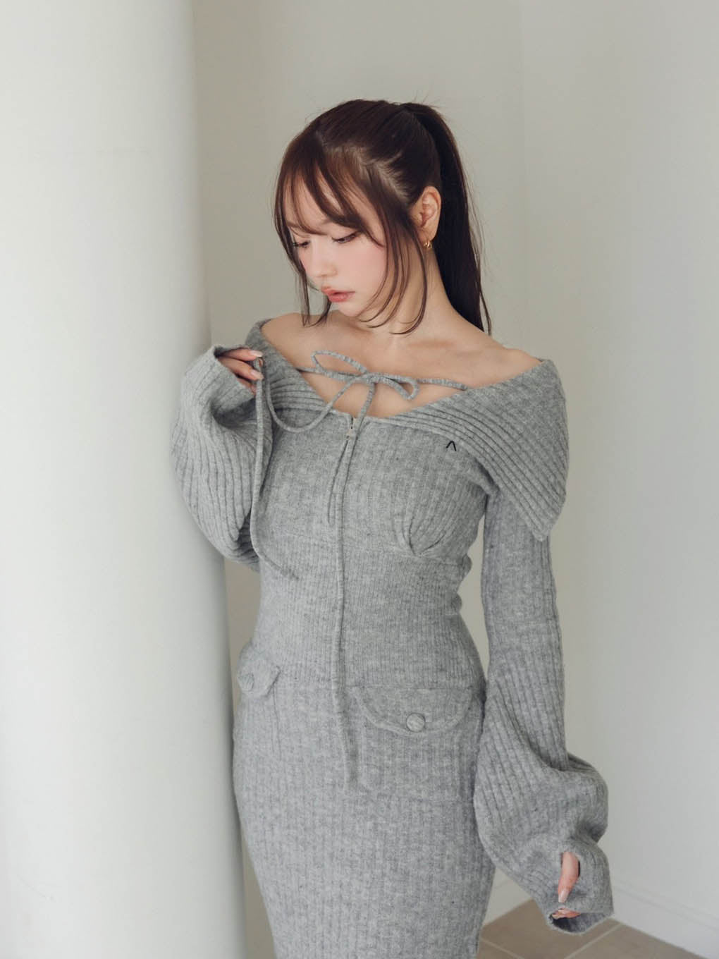 Noah ribbon knit dress