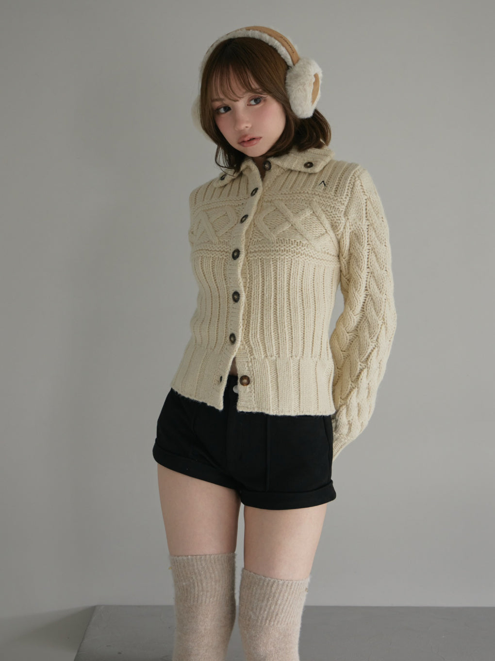 Selena cable knit set up