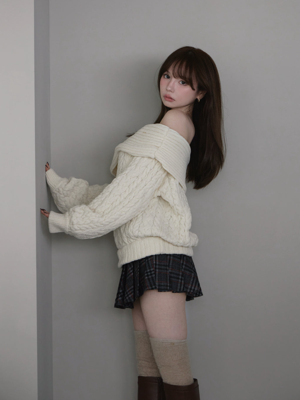 Kiki cable loose knit