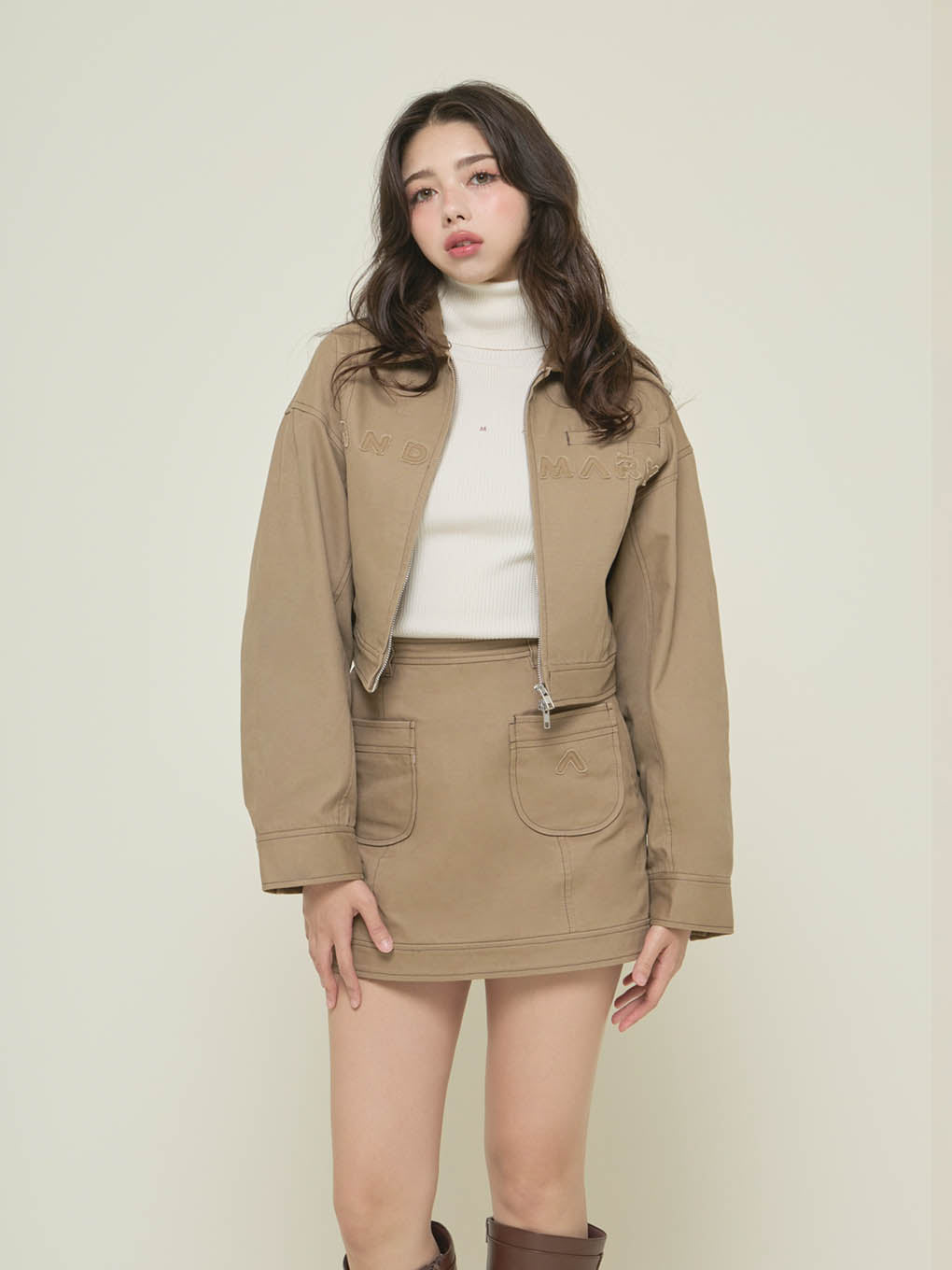 Harper loose twill jacket