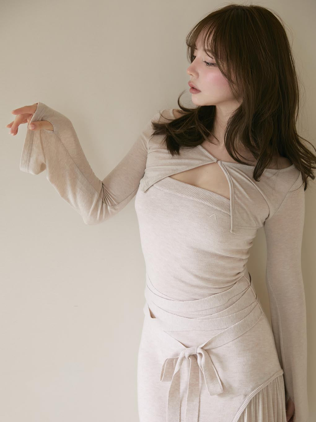 Maya knit set dress