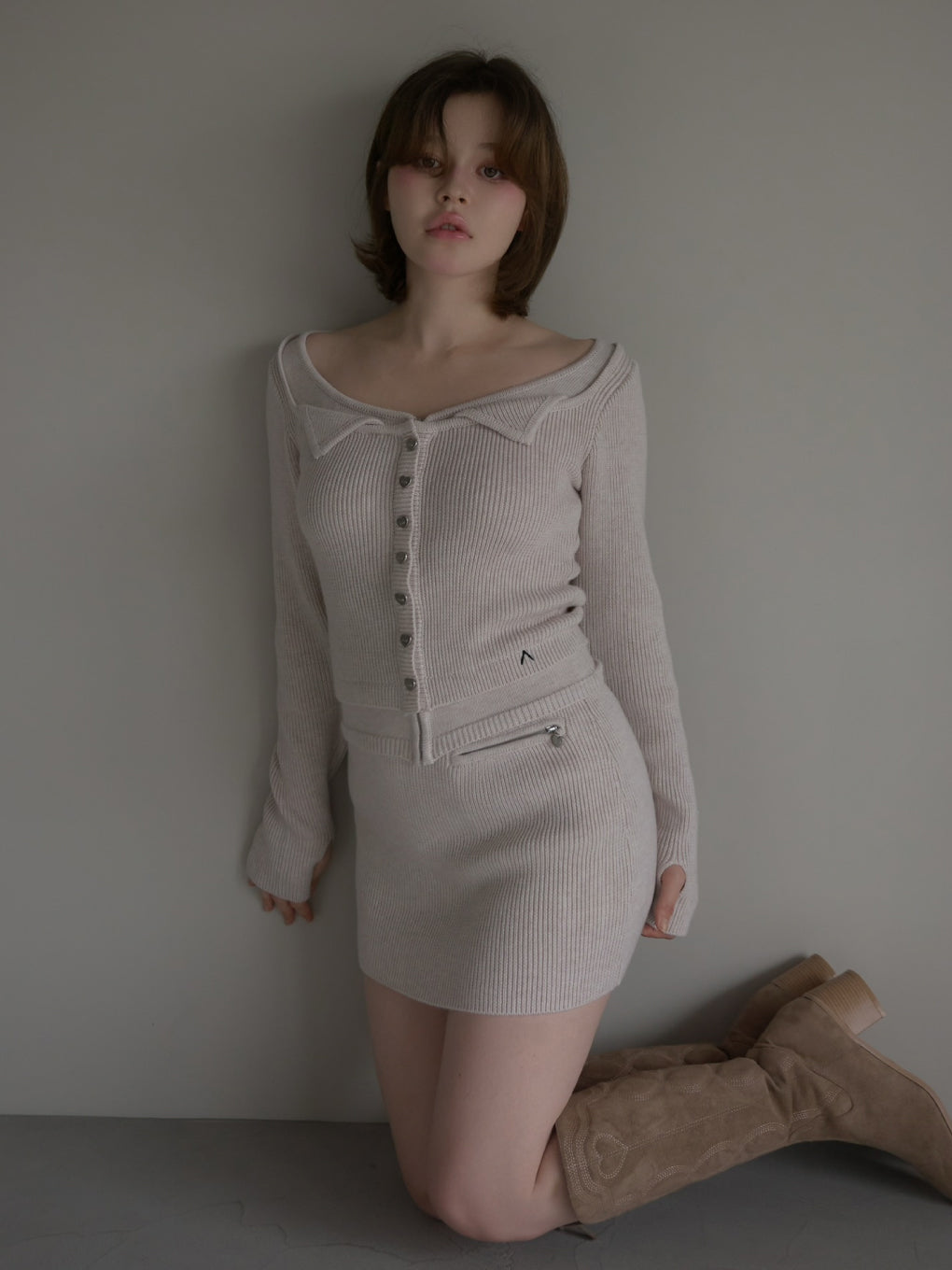 Heart button layered set up