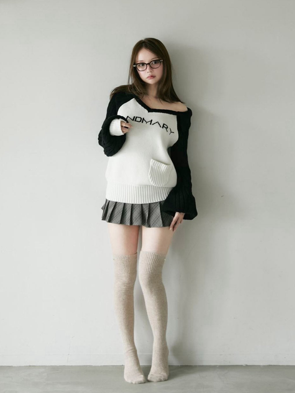 Baby knit knee high sox