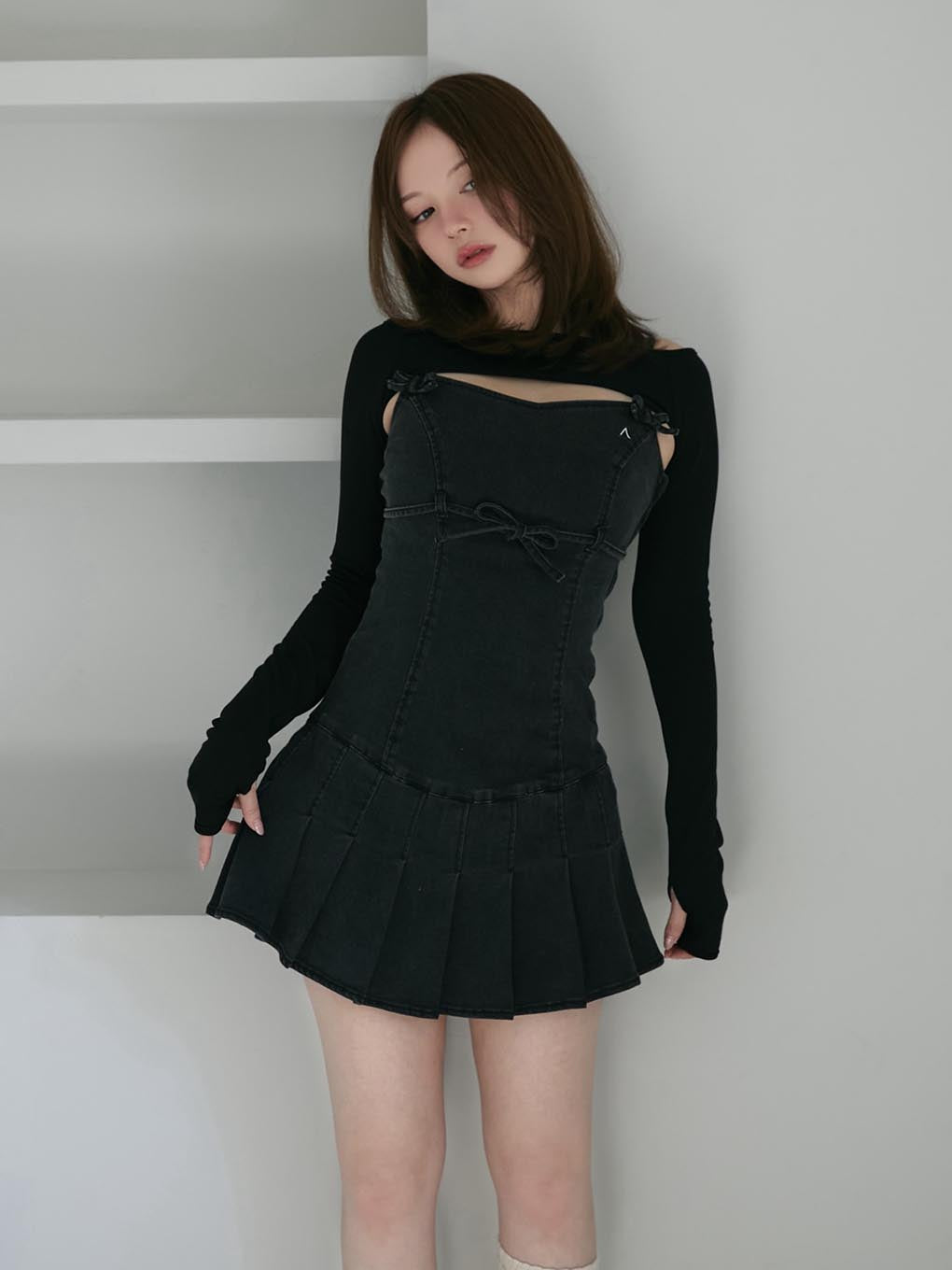 Bonnie denim mini dress