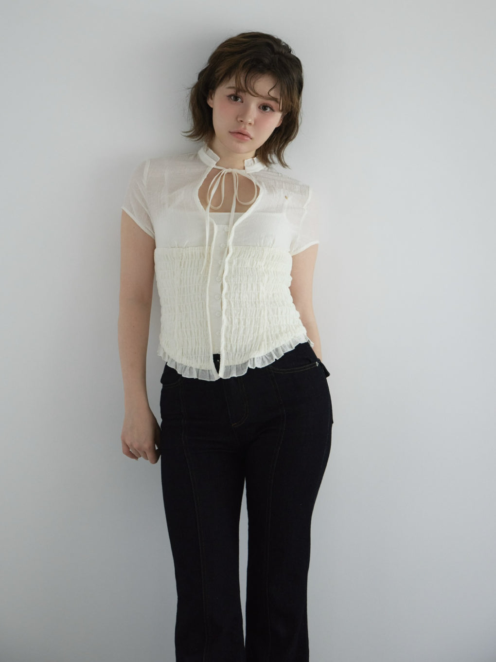 Rojita frill blouse