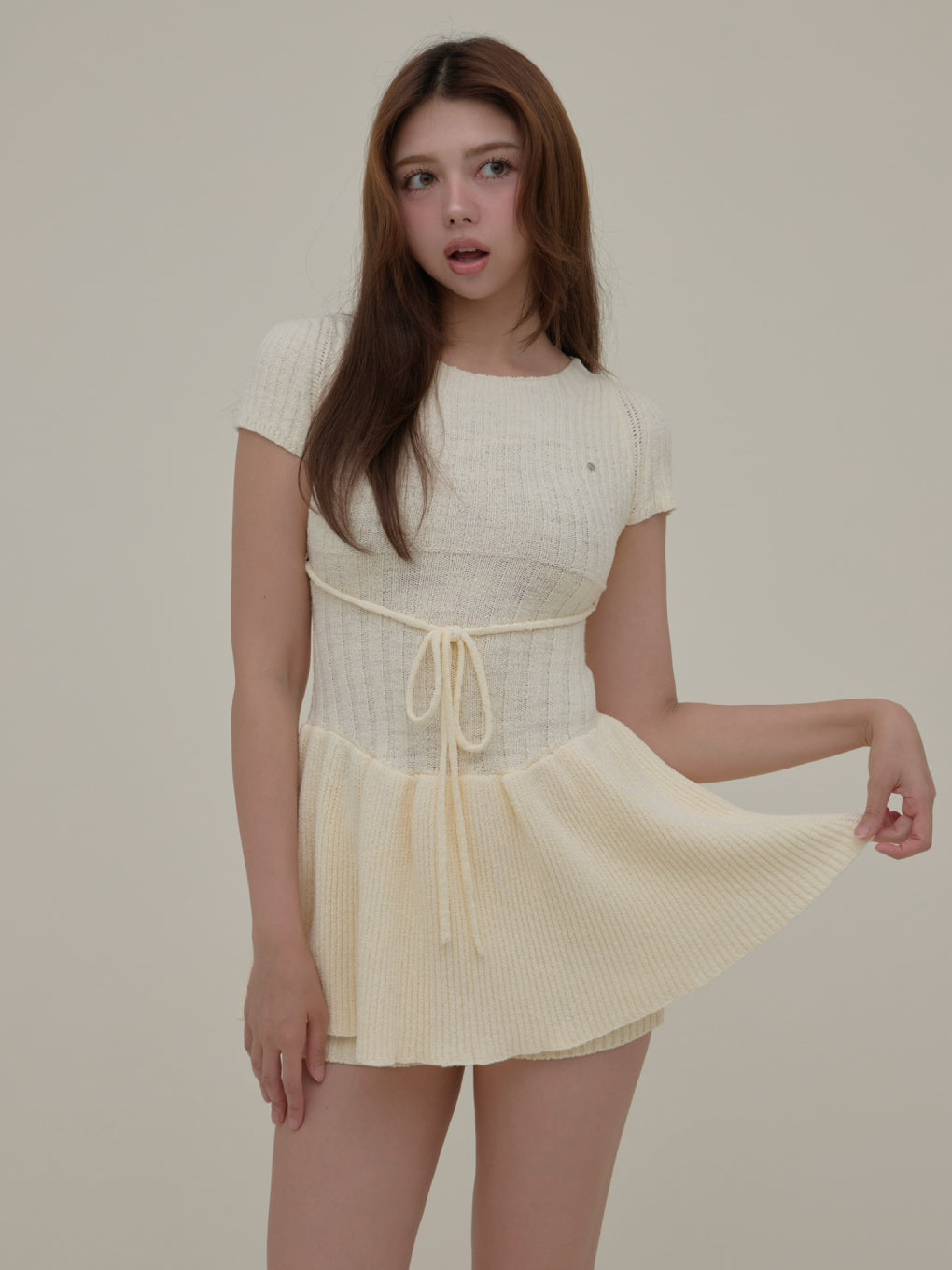 Luna flare mini dress