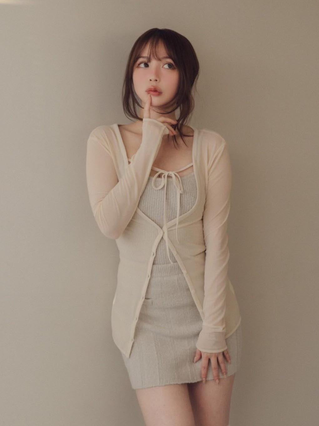Carina seethrough cardigan