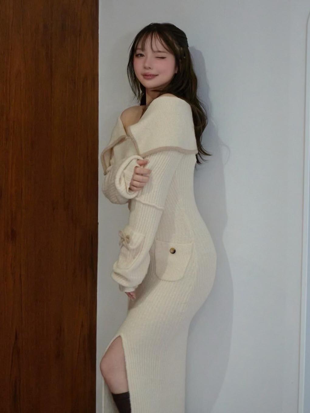 Harper pocket long dress