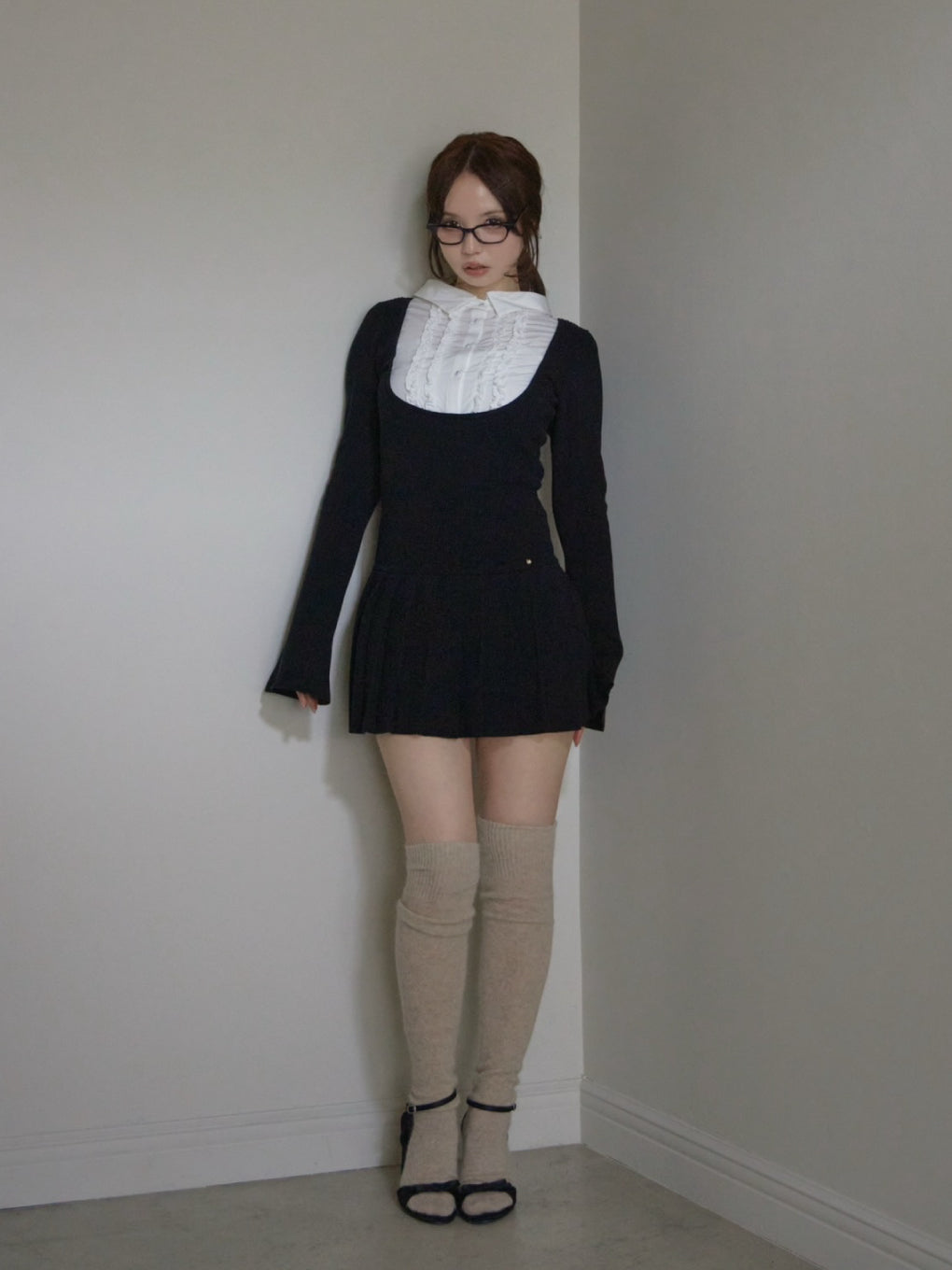 Lotta frill mini dress