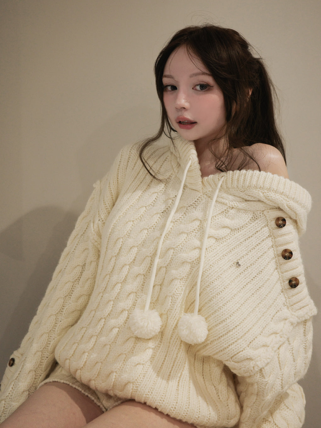 Yara cable knit set up