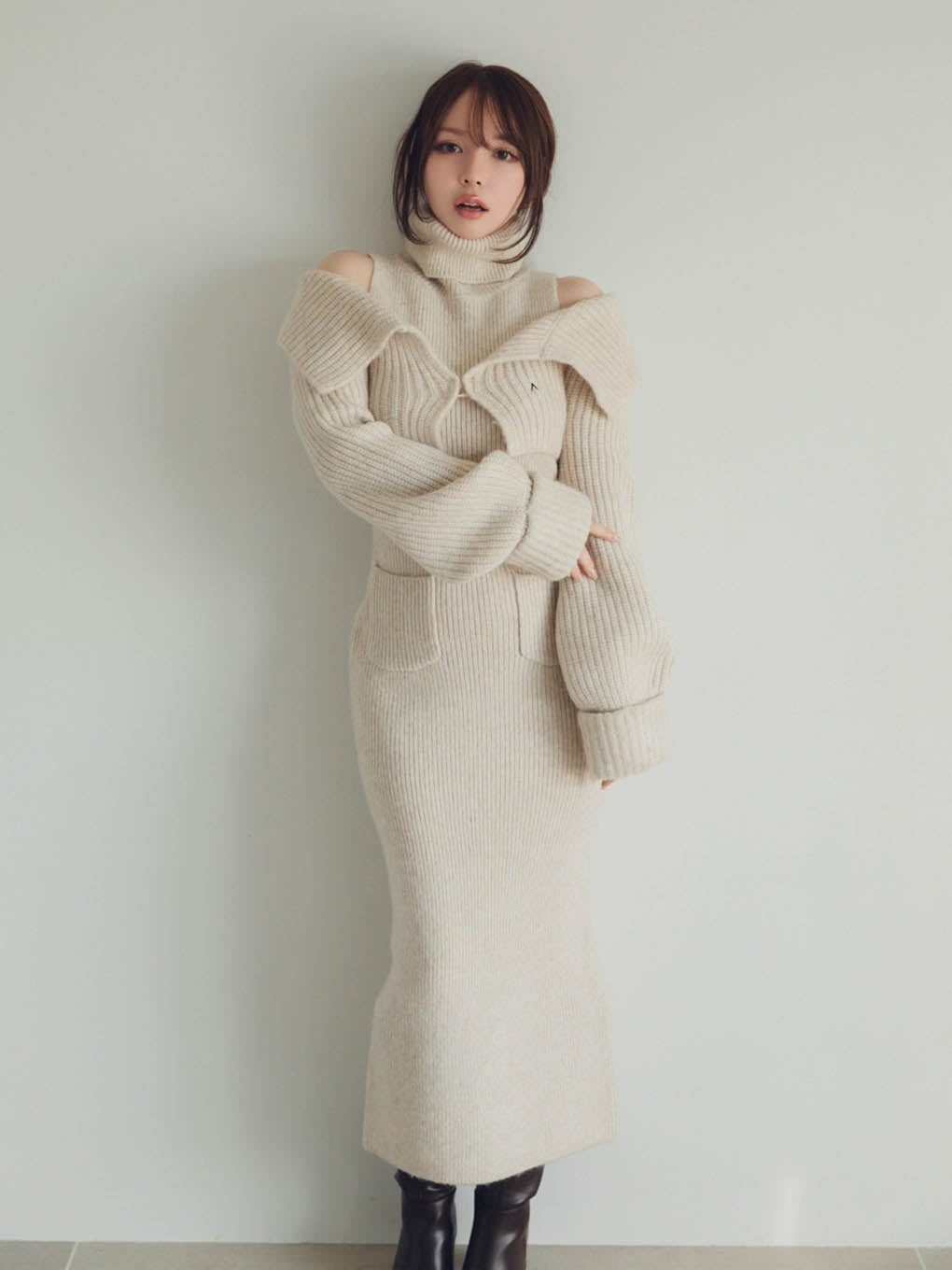 Luz knit set dress