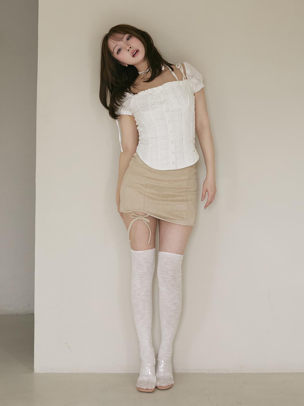 Kitty frill blouse
