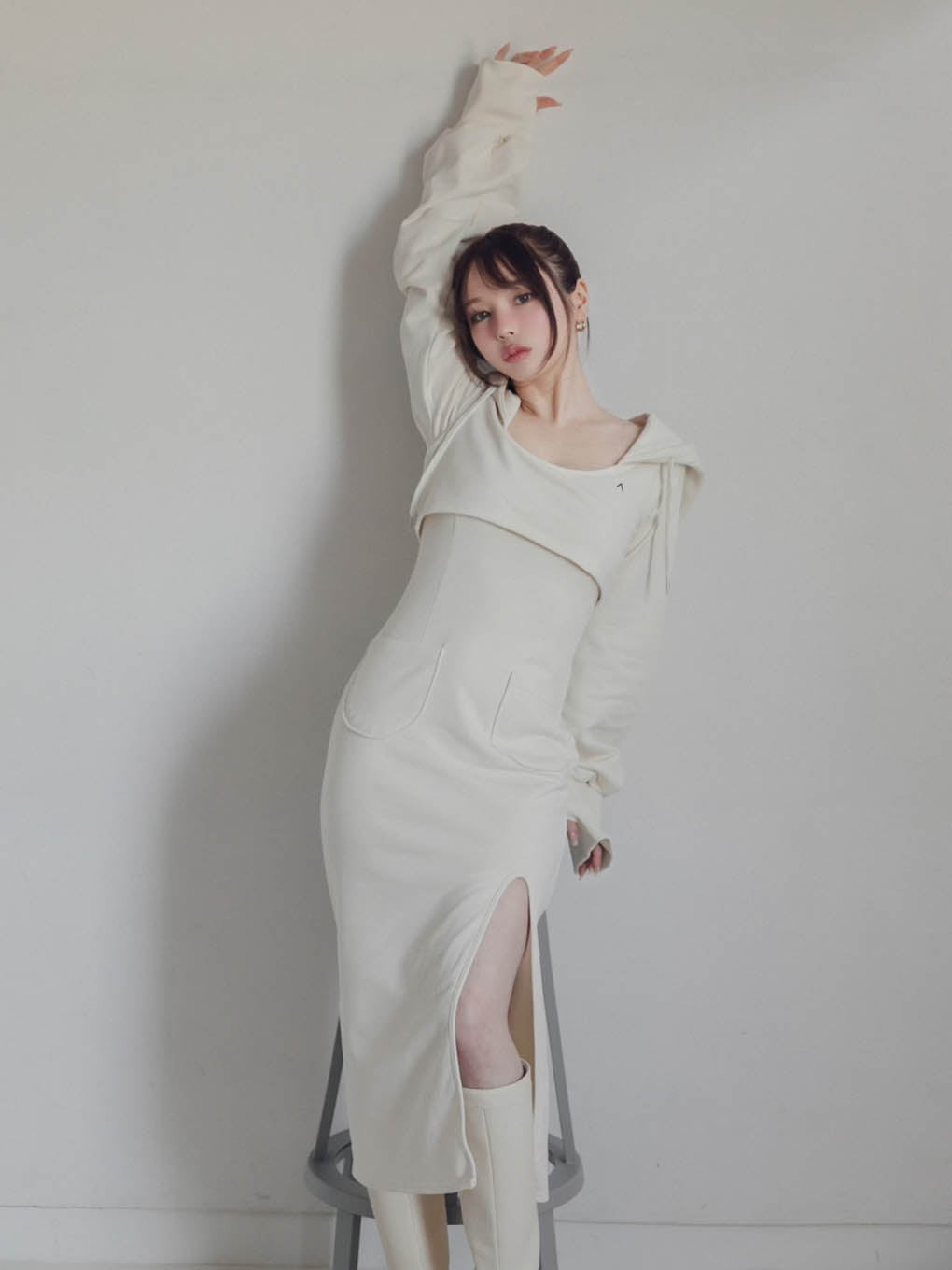 Nora slit dress