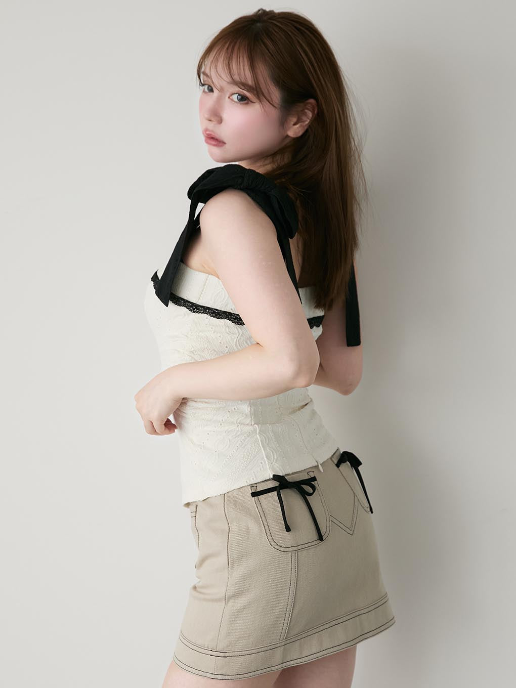 Samantha ribbon tops