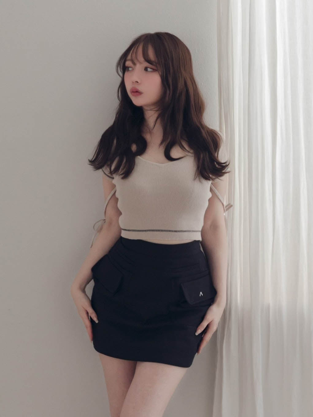 kitty knit tops