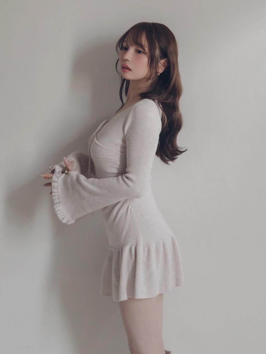 Fleur knit mini dress