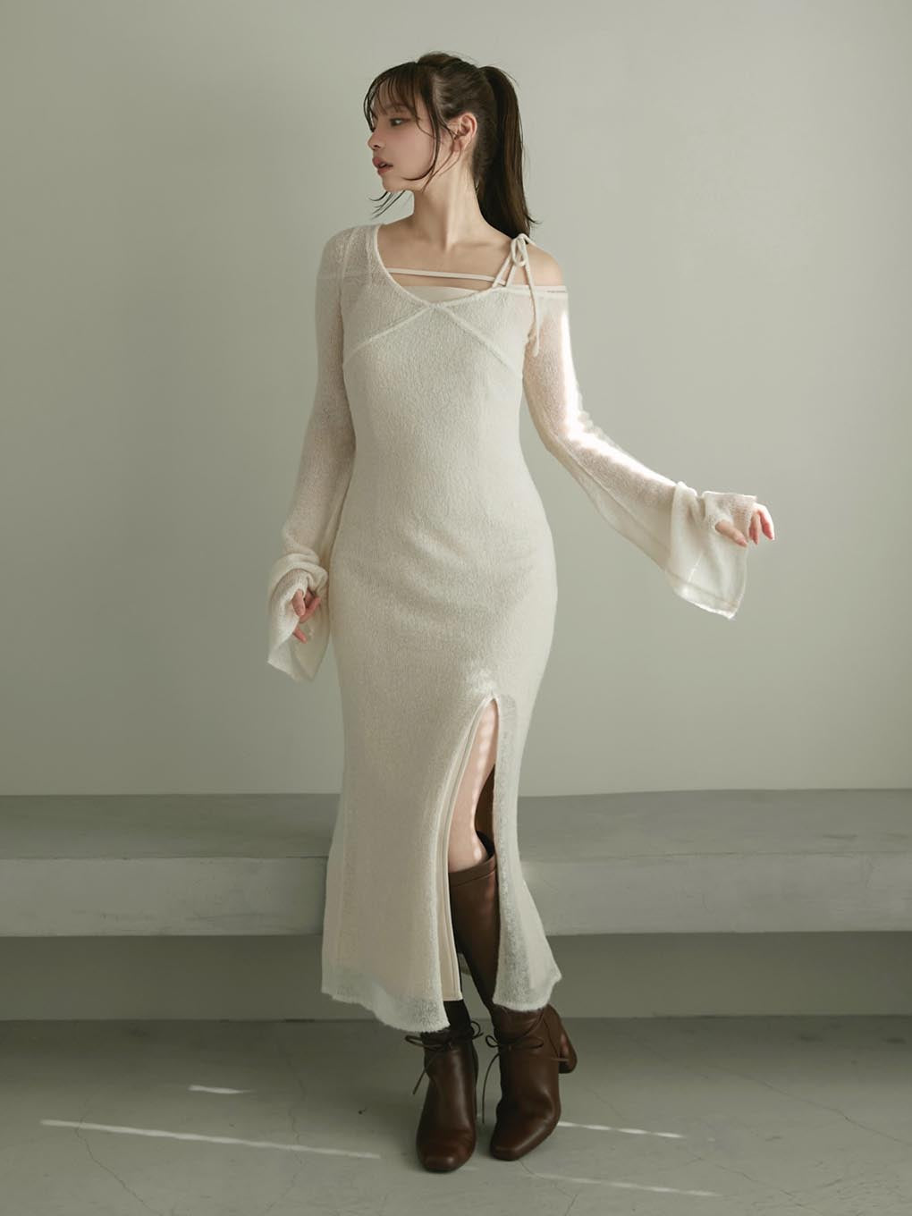Lamia knit set dress