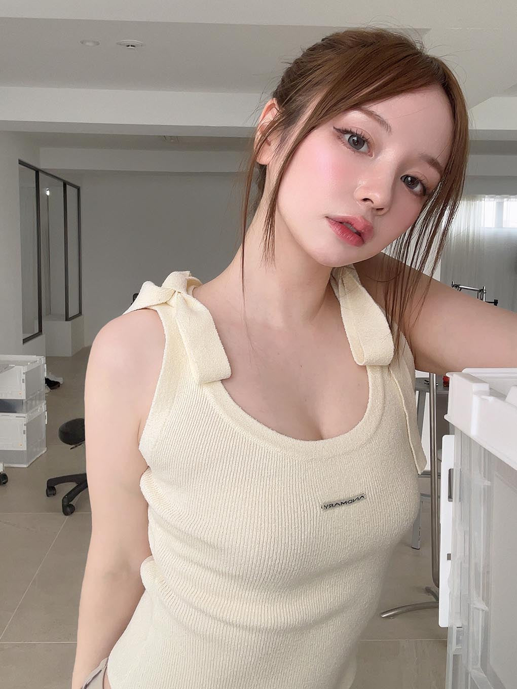 Avrill ribbon tops