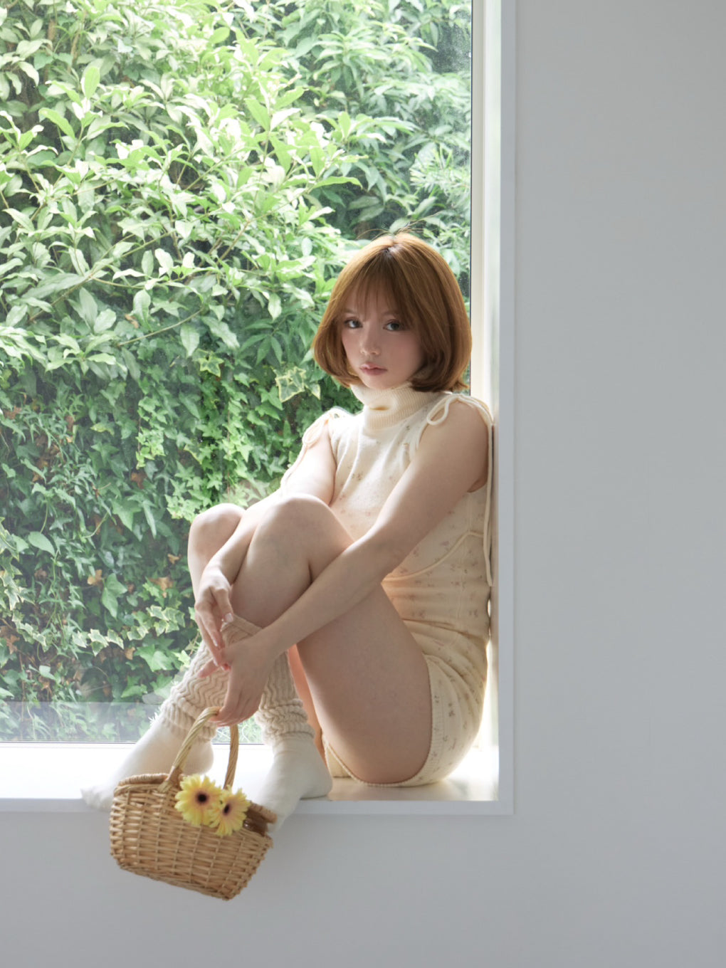 Rosie flower knit set up