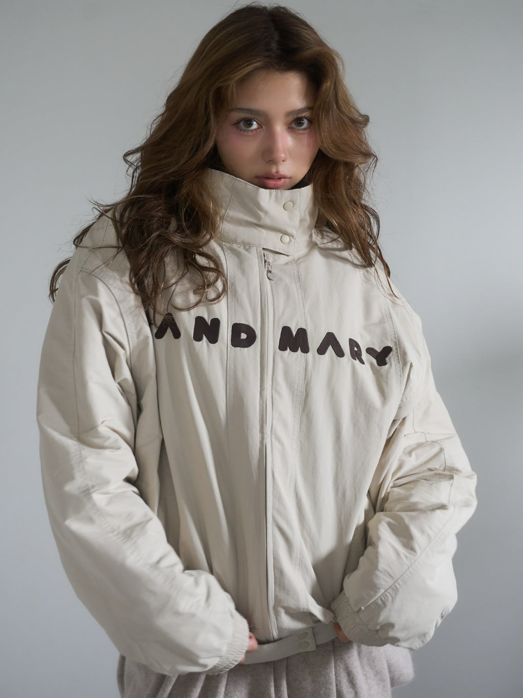 Mary logo bomber jacket