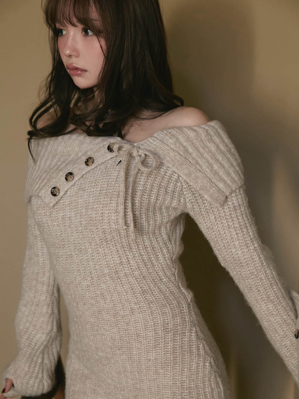 Amari ribbon mini dress