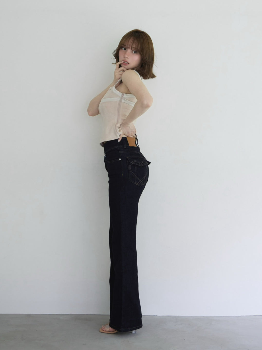 Tina satin tops