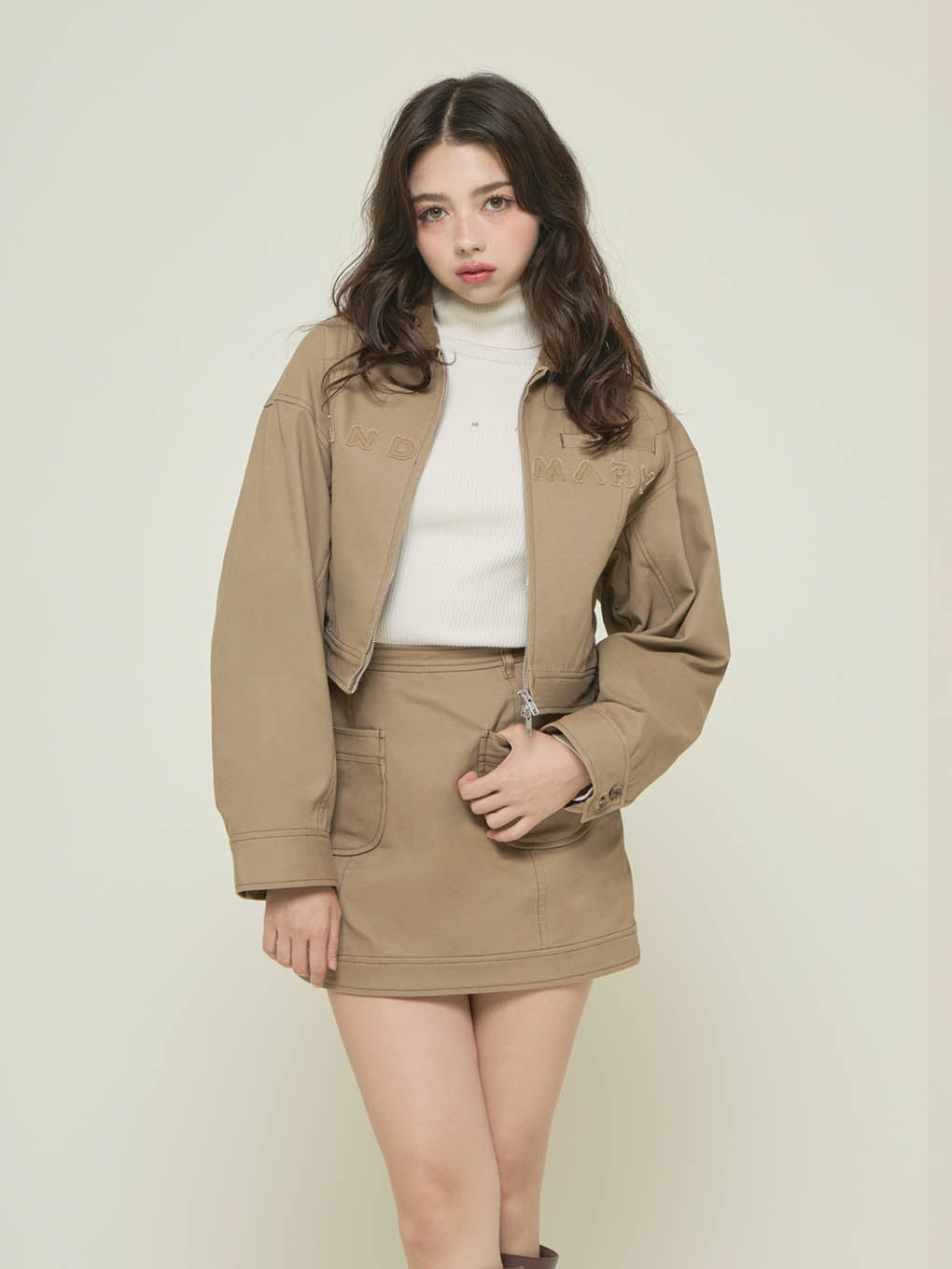 Harper loose twill jacket