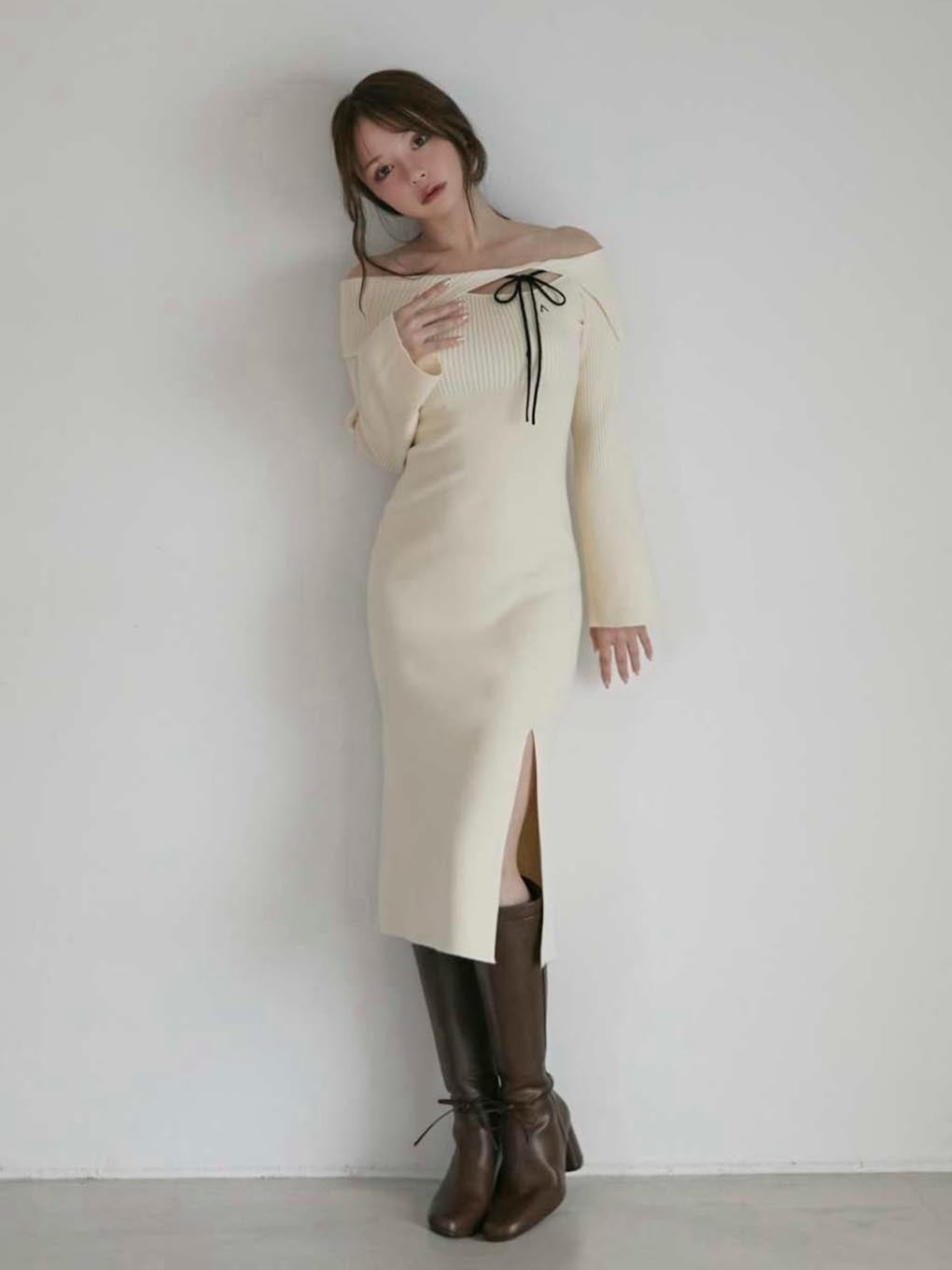 Amari ribbon dress