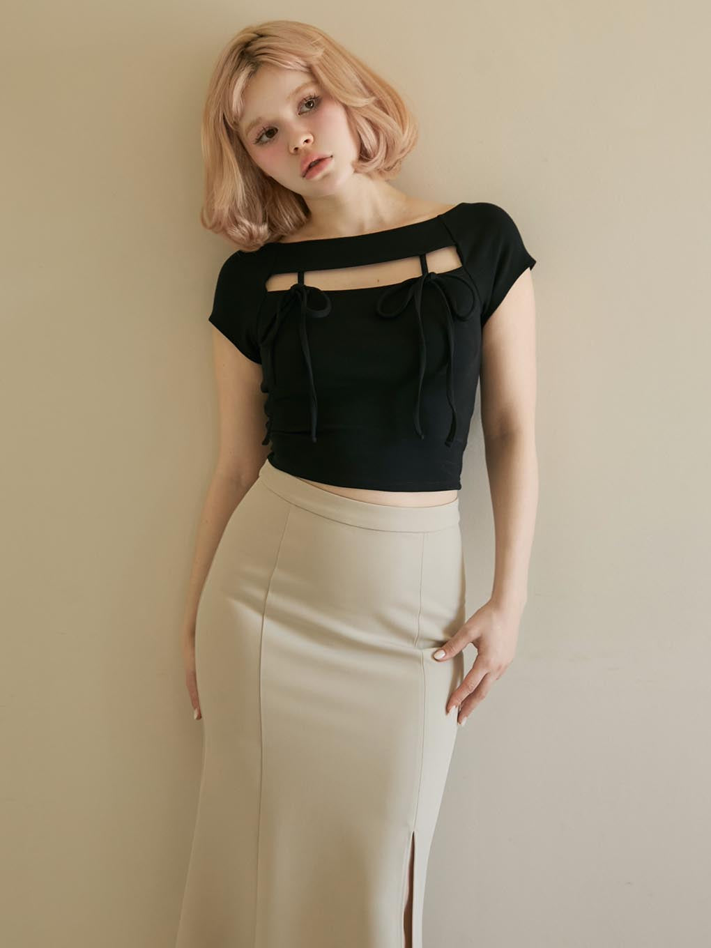 Bebe ribbon tops