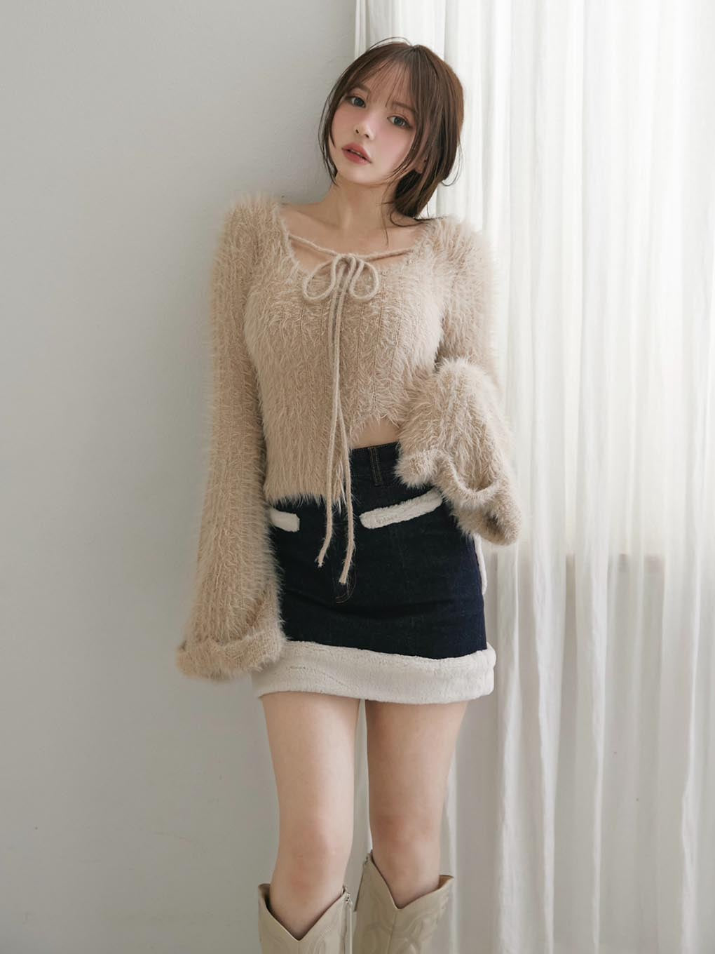 Abbie fur tops