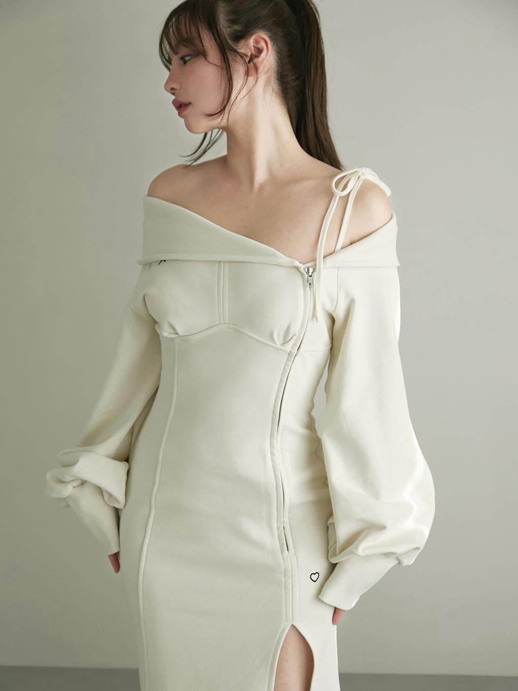 Carina slit dress