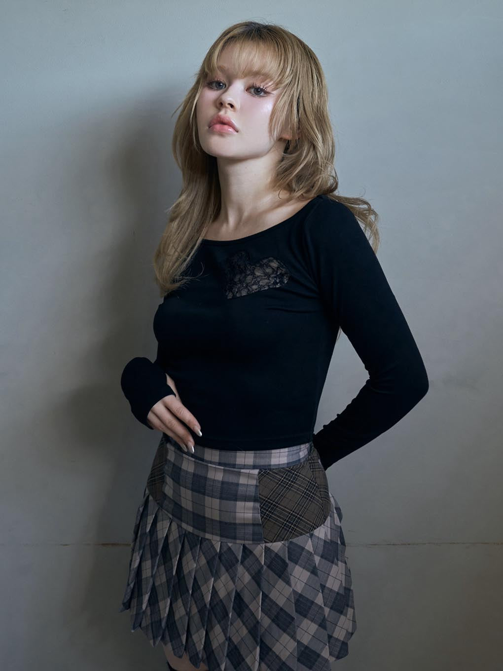 Nini lace long sleeve tops