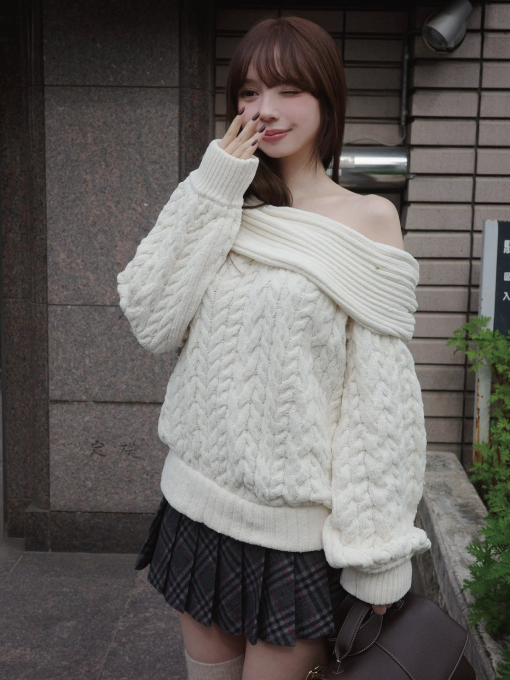 Kiki cable loose knit