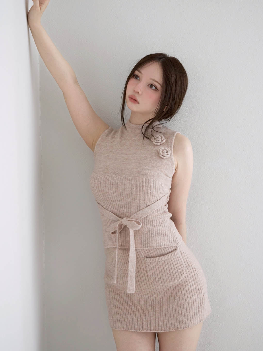 Flower knit set up