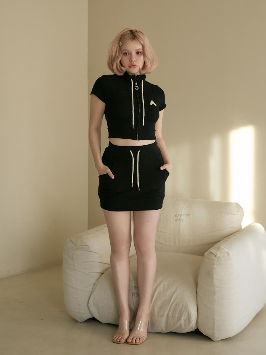 Willow line mini skirt