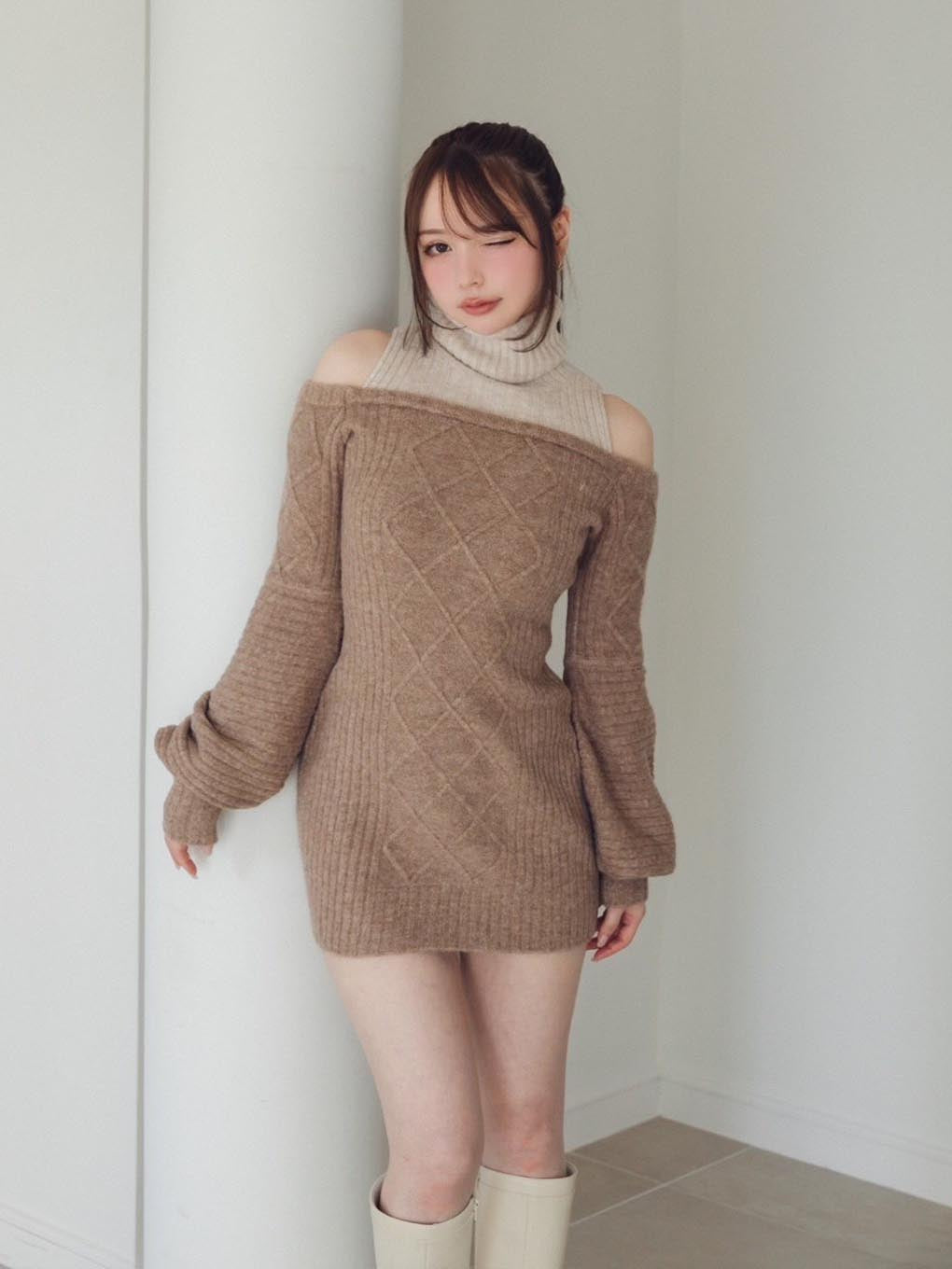 Cher knit mini dress