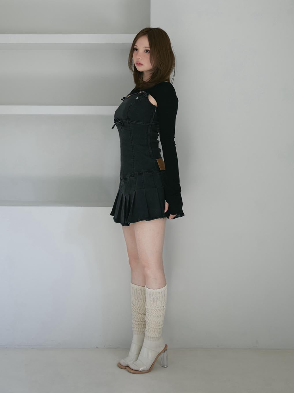 Bonnie denim mini dress