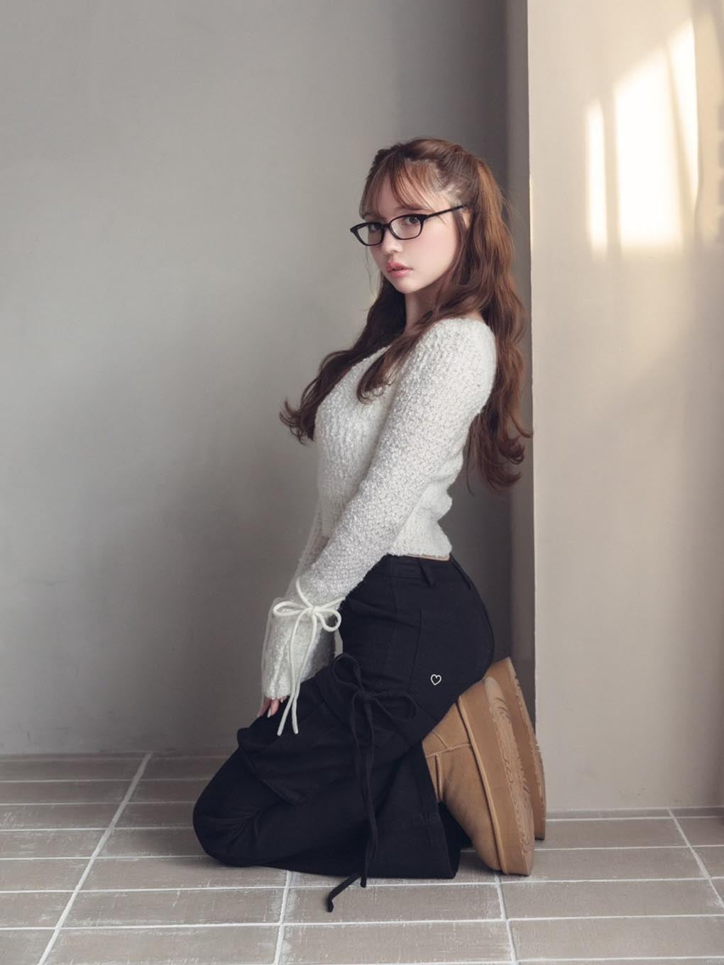 Heart point cargo pants