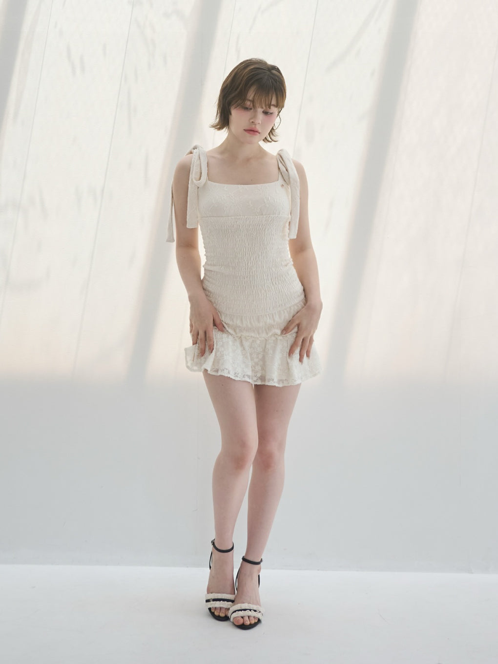 Ameria lace mini dress
