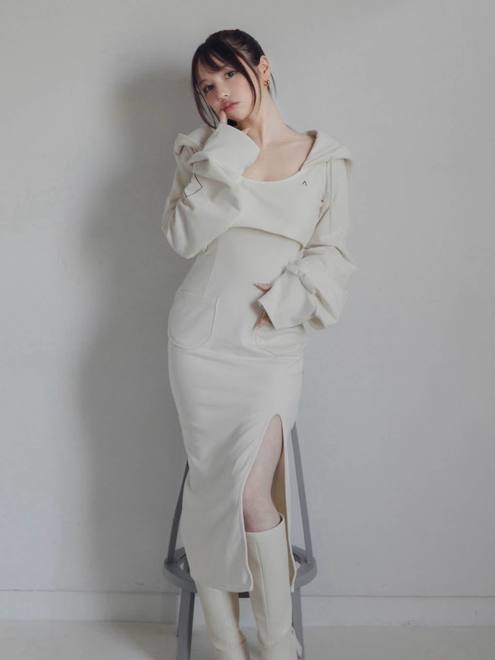 Nora slit dress
