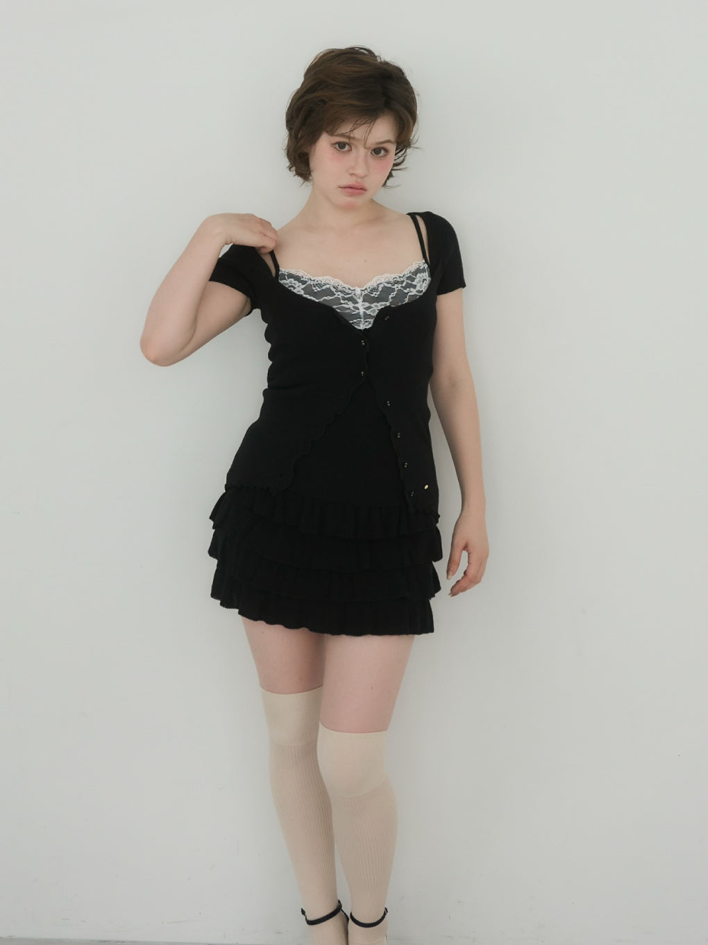 Wendy lace knit set up