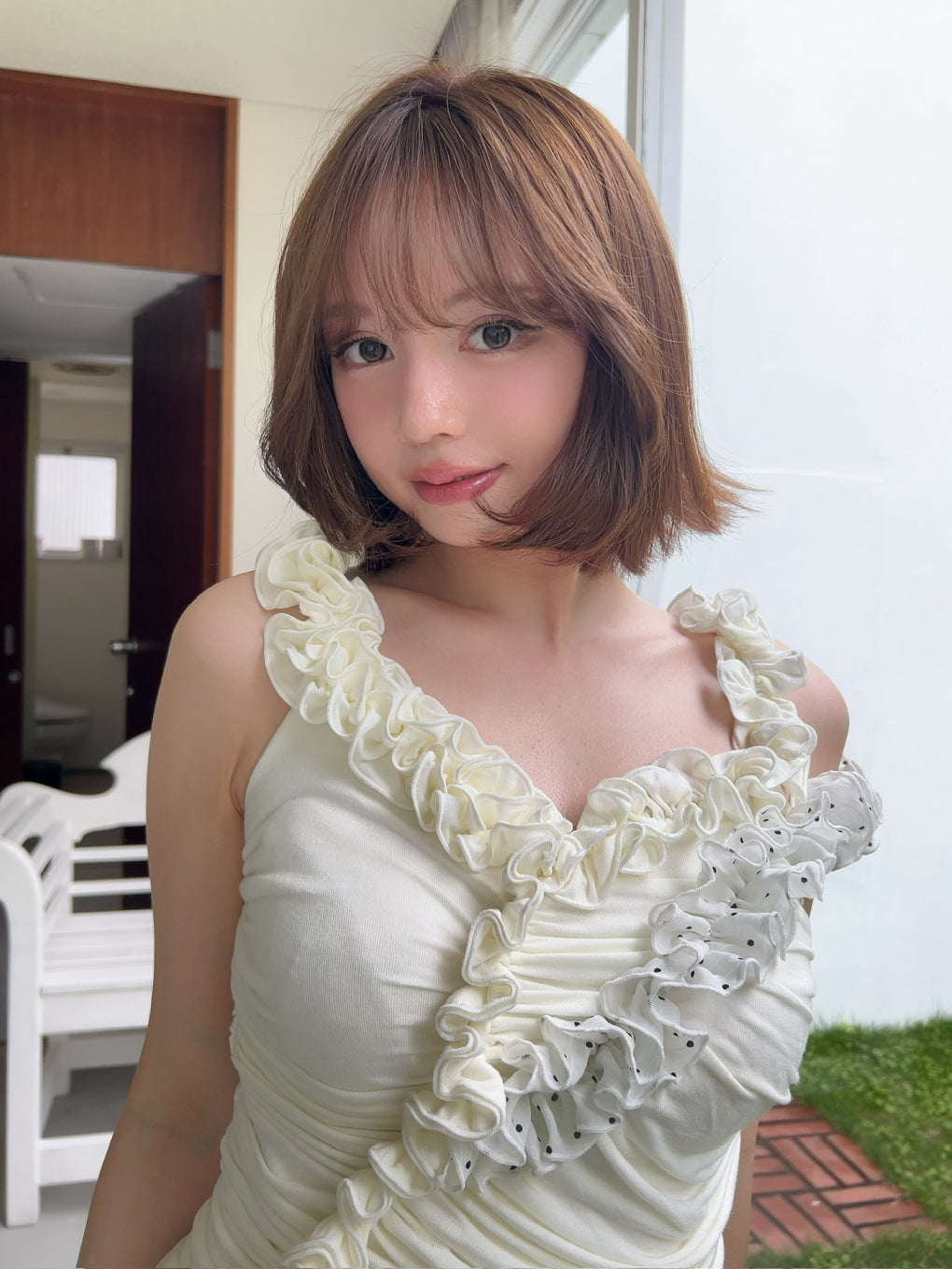 Cherie ruffle tops