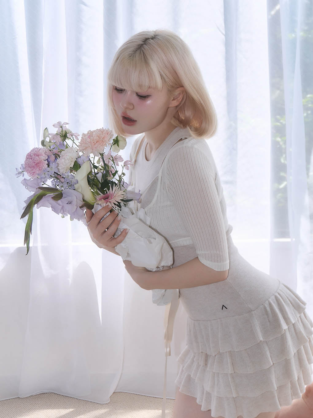 Sophia frill set dress