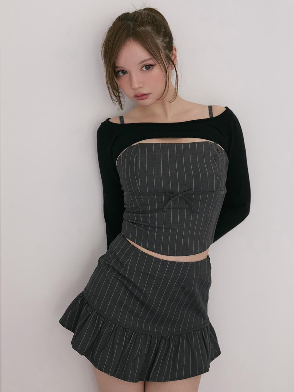 Dany ribbon knit set up