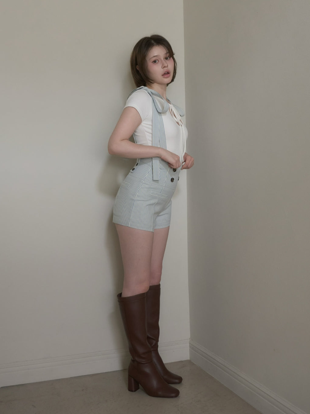 Doll mini stripe pants