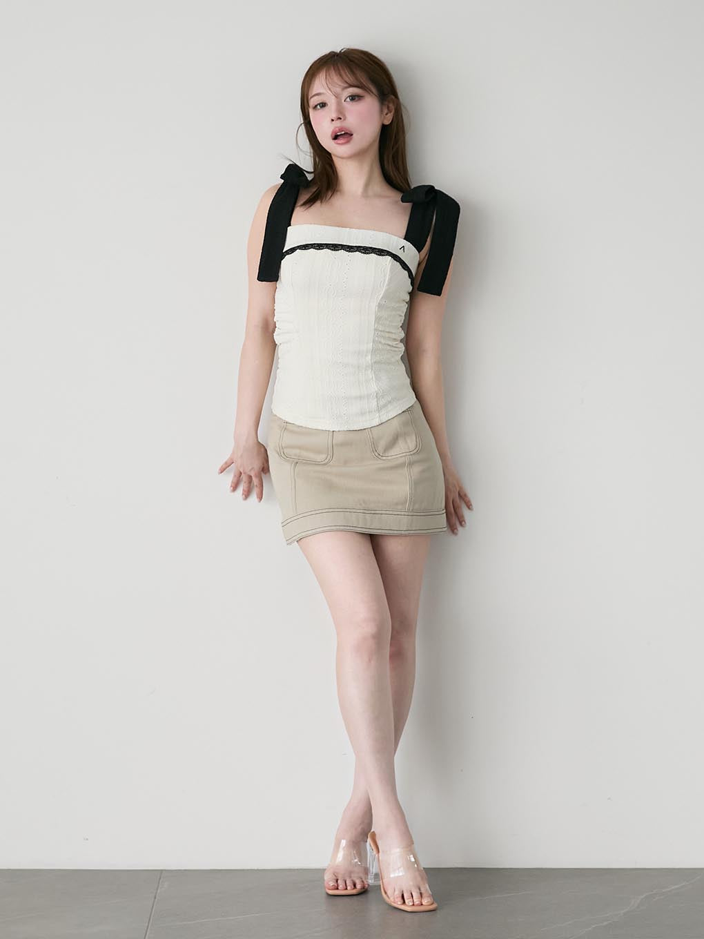 Samantha ribbon tops