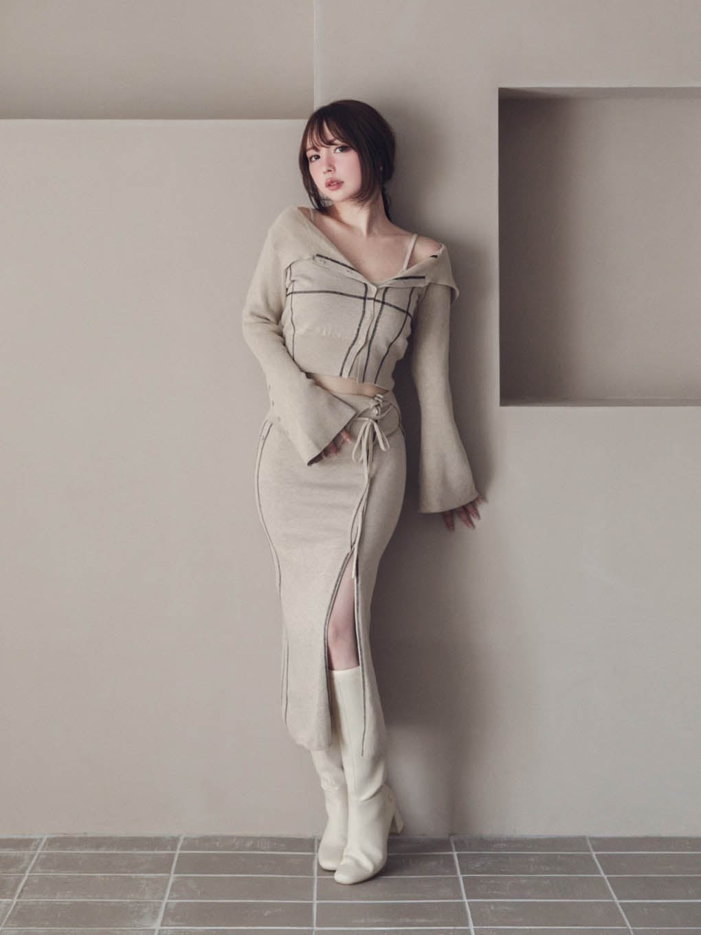 Belinda knit set cardigan